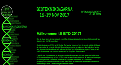 Desktop Screenshot of bioteknikdagarna.org